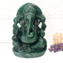 Large Ganeshas in Green Aventurine (Abundance)