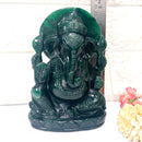 Large Ganeshas in Green Aventurine (Abundance)