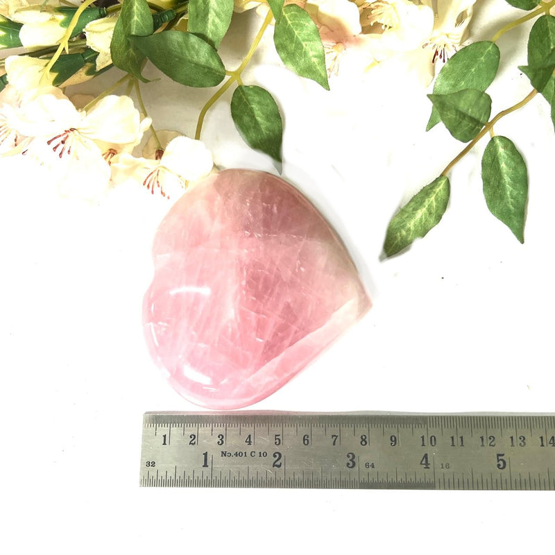 Large Rose Quartz Hearts (Attract Love)