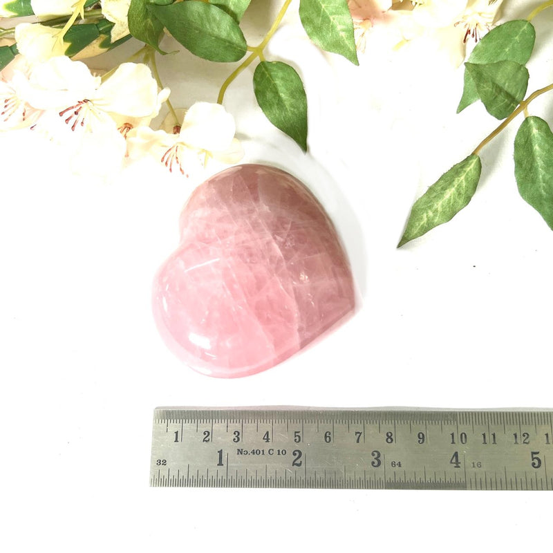 Large Rose Quartz Hearts (Attract Love)