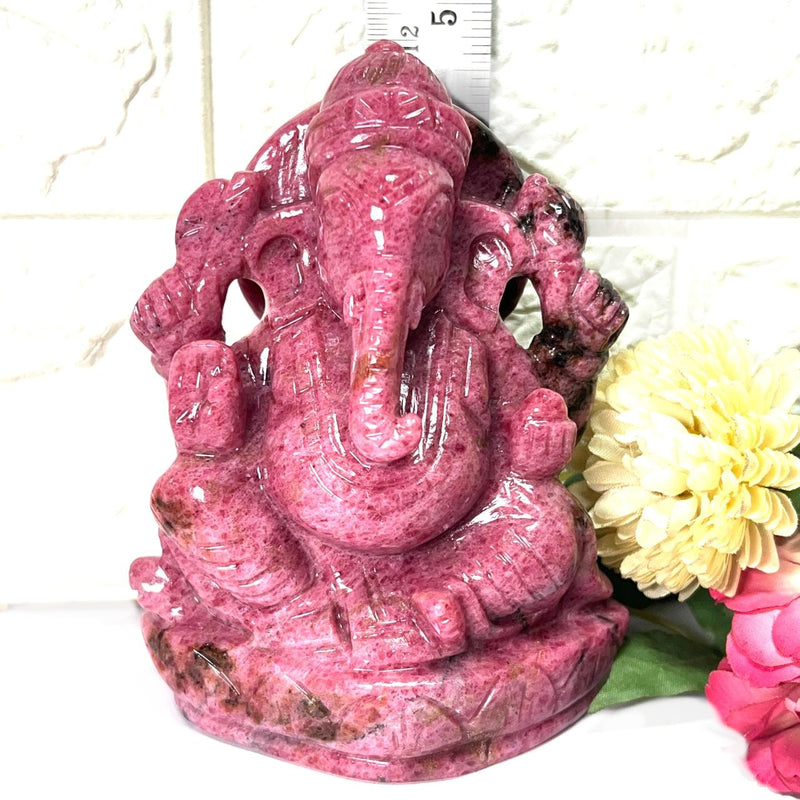 Rhodonite Ganesha