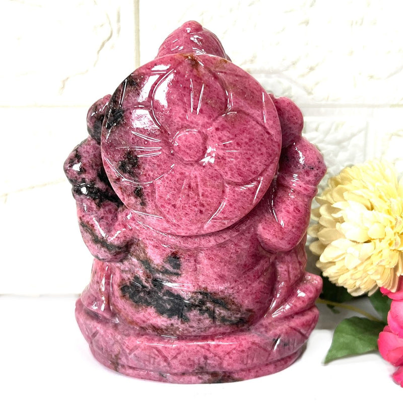 Rhodonite Ganesha