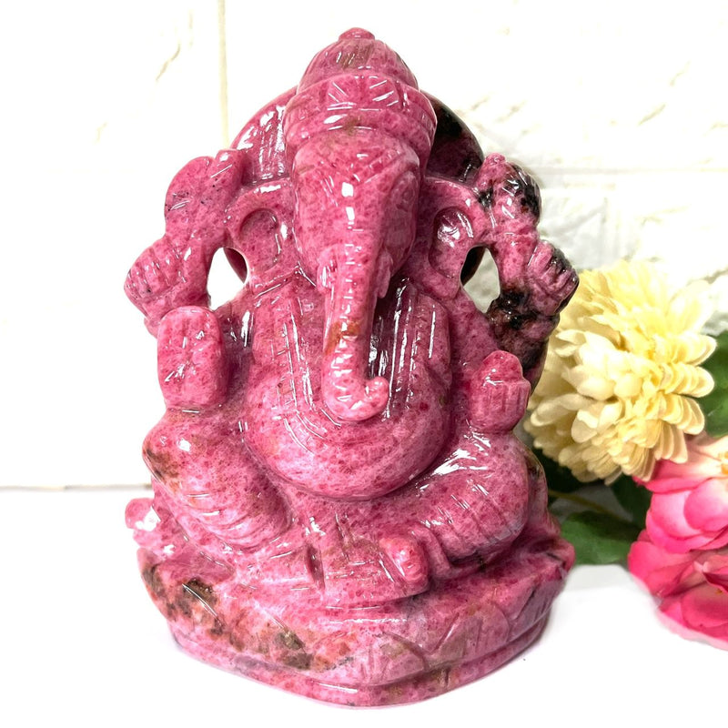 Rhodonite Ganesha