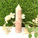 Large Rose Quartz Towers (Love and Harmony)