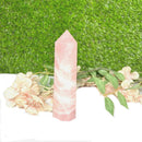 Large Rose Quartz Towers (Love and Harmony)