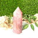 Large Rose Quartz Towers (Love and Harmony)