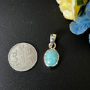 Larimar Small Silver Pendants (Atlantis Stone)