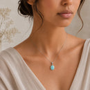 Larimar Small Silver Pendants (Atlantis Stone)