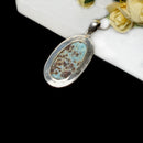 Larimar Silver Pendant Premium Collection (Atlantis Stone)