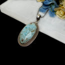 Larimar Silver Pendant Premium Collection (Atlantis Stone)