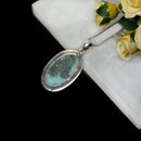 Larimar Silver Pendant Premium Collection (Atlantis Stone)