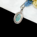 Larimar Silver Pendant Premium Collection (Atlantis Stone)