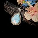 Larimar Silver Pendant Premium Collection (Atlantis Stone)