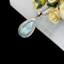 Larimar Silver Pendant Premium Collection (Atlantis Stone)