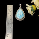 Larimar Silver Pendant Premium Collection (Atlantis Stone)