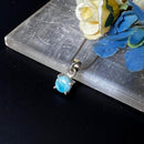 Larimar Small Silver Pendants (Atlantis Stone)