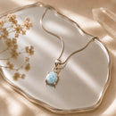 Larimar Small Silver Pendants (Atlantis Stone)