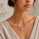 Larimar Small Silver Pendants (Atlantis Stone)