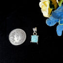 Larimar Small Silver Pendants (Atlantis Stone)