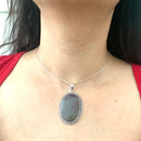 Lavender Jade Premium Pendants in Silver