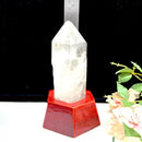 Large Lemurian Clear Quartz on Stand (Master Healers)