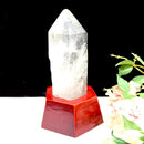 Large Lemurian Clear Quartz on Stand (Master Healers)
