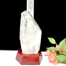 Large Lemurian Clear Quartz on Stand (Master Healers)
