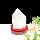 Large Lemurian Clear Quartz on Stand (Master Healers)