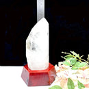 Large Lemurian Clear Quartz on Stand (Master Healers)