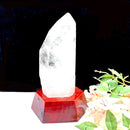 Large Lemurian Clear Quartz on Stand (Master Healers)