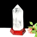 Large Lemurian Clear Quartz on Stand (Master Healers)