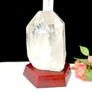 Large Lemurian Clear Quartz on Stand (Master Healers)