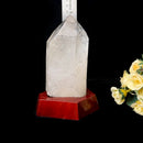 Large Lemurian Clear Quartz on Stand (Master Healers)