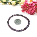 Lepidolite Round Bead Bracelet (Mediumship & Psychic skills)