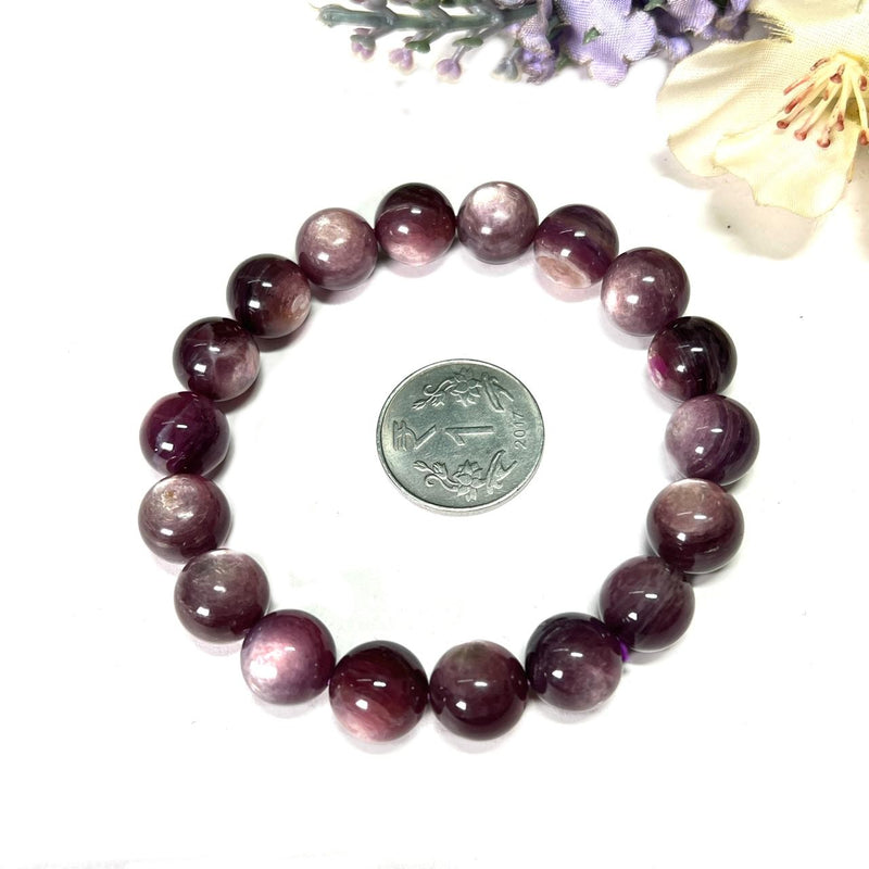 Lepidolite AAA Quality Bracelet (Mediumship & Psychic skills)