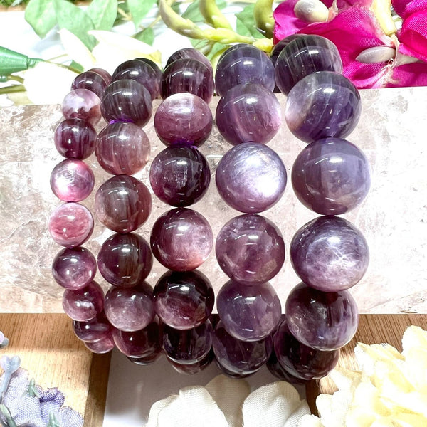 Lepidolite AAA Quality Bracelet (Mediumship & Psychic skills)