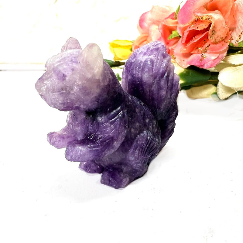 Crystal Animal Spirit Guides (Rabbit, Bear, Squirrel, Owl, Hedgehog)