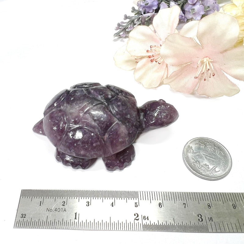 Turtle in Lepidolite (Balance emotions)