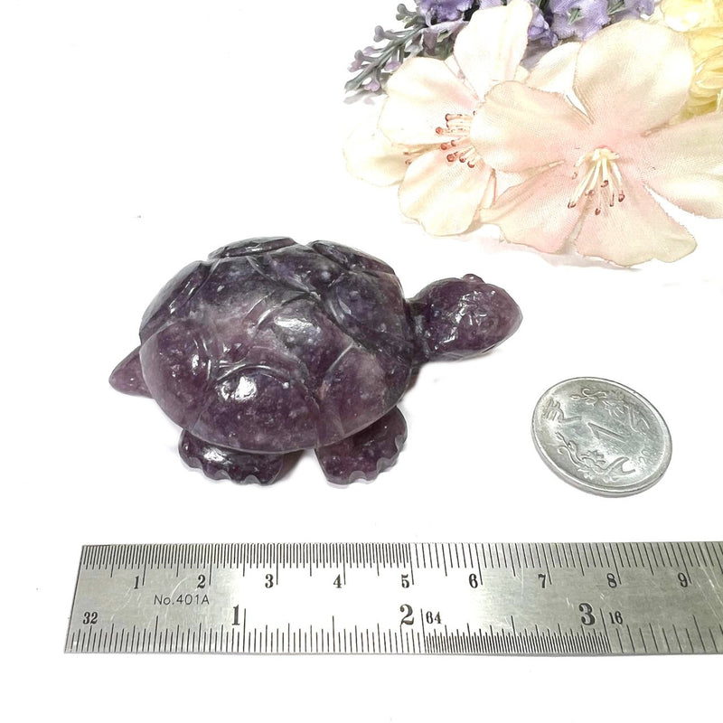 Turtle in Lepidolite (Balance emotions)