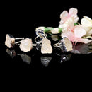 Rough Libyan Desert Glass Rings in Silver