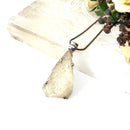 Libyan Desert Glass Pendant in Silver (Joy)