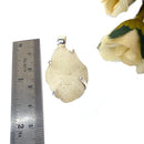 Libyan Desert Glass Pendant in Silver (Joy)