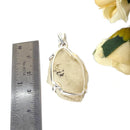 Libyan Desert Glass Pendant in Silver (Joy)