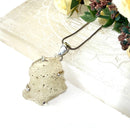 Libyan Desert Glass Pendant in Silver (Joy)