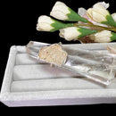 Rough Libyan Desert Glass Rings in Silver