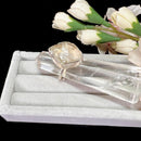 Rough Libyan Desert Glass Rings in Silver