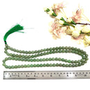 Light Green Aventurine Round Bead Mala ( Luck and Opportunities)