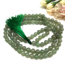 Light Green Aventurine Round Bead Mala ( Luck and Opportunities)