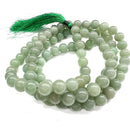 Light Green Aventurine Round Bead Mala ( Luck and Opportunities)