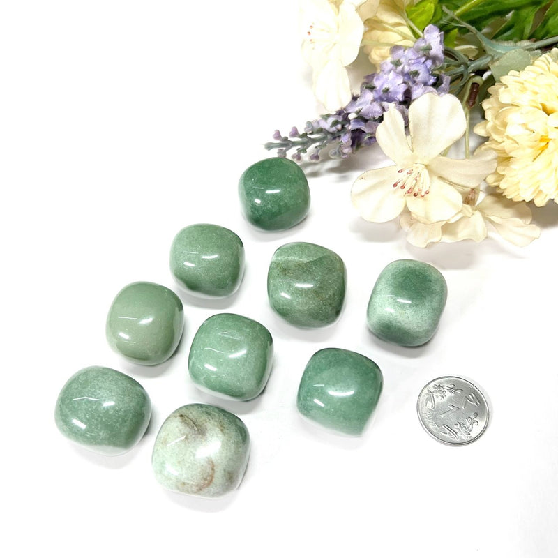 Green Aventurine Tumble (Luck and Abundance)